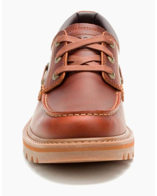 Caterpillar Brown Colorado Boat Lo Dark Russet P726609 Boots for men
