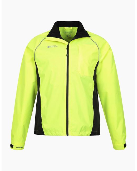 Mountain Warehouse Yellow Adrenaline Ii Waterproof Jacket for men