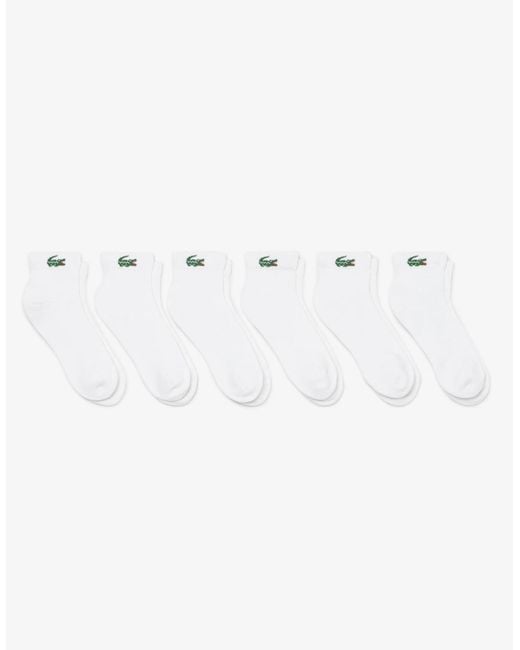 Lacoste Multicolor 6-Pack Mid-Length Sport Socks for men