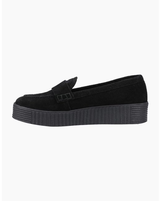 Hush Puppies Black Tamara Loafers
