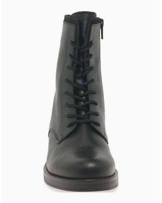 Gabor Black Hay Biker Boots