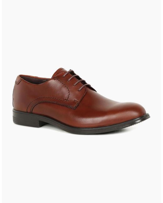 Ecco Brown Melbourne Formal Lace Up Shoes for men