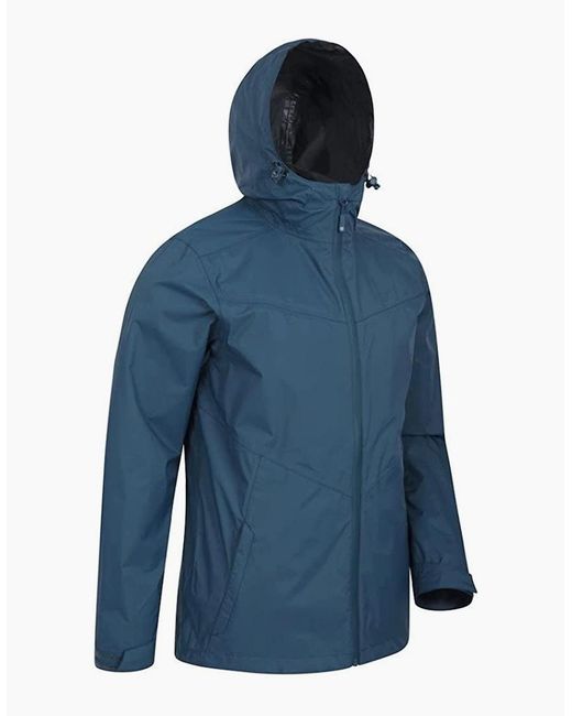 Mountain Warehouse Blue Rift Extreme 2.5 Layer Waterproof Jacket for men