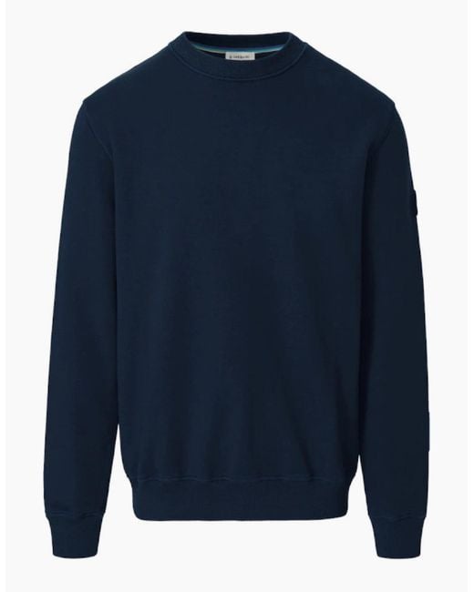Sandbanks Blue Badge Logo Sweatshirt for men