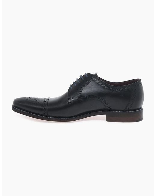 Loake Black Foley Formal Lace Up Shoes for men