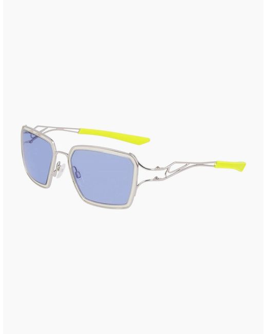 Nike Blue Prism Square Sunglasses for men