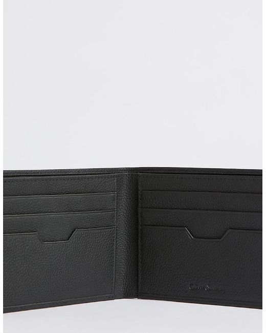Oliver Sweeney Gray Milled Leather Wallet for men