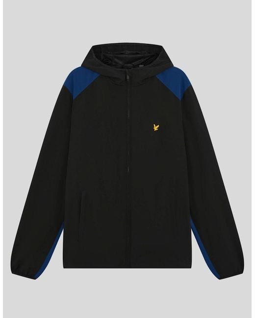 Lyle & Scott Gray Sports Panelled Windbreaker Jacket for men