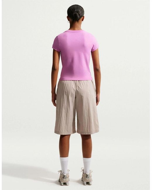 Nike Purple Sportswear Chill Knit T-Shirt