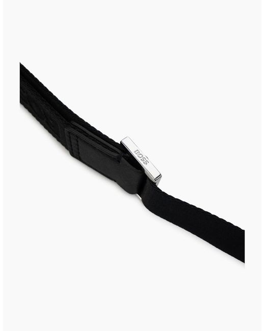 Boss Black Zair Ns Zip Logo Detail Reporter Bag 001 for men