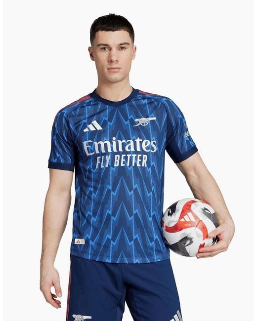 Adidas Blue Authentic Away Shirt 2025 2026 Adults for men