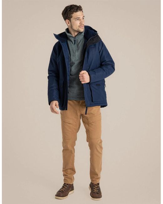 Craghoppers Natural Karst Solid Patterned Flap Pocket Combat Pants for men