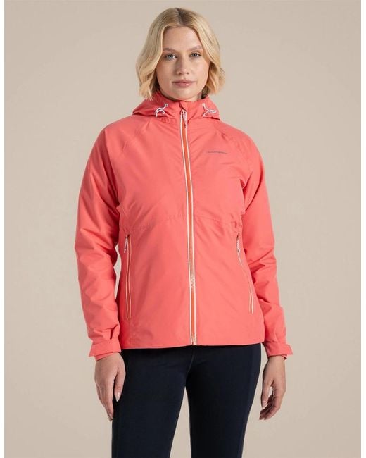 Craghoppers Red Crag Brielle Waterproof Jacket