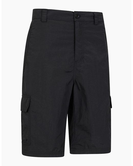 Mountain Warehouse Black Explore Cargo Shorts for men