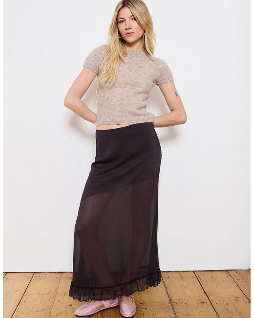 No Emotions UK Black The Mia Skirt