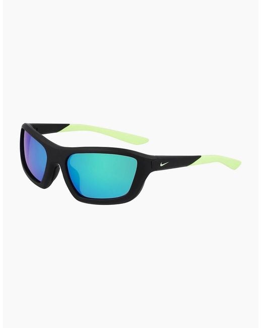 Nike Blue M Rectangle Sunglasses for men