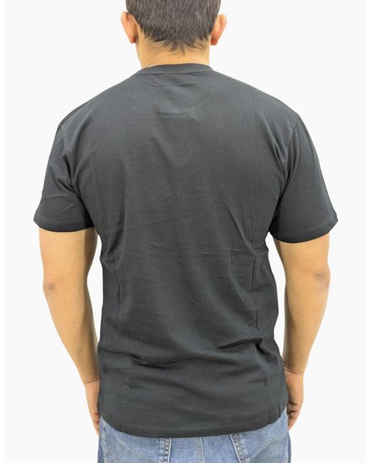 PUMA Blue Essentials Logo T Shirts Crew Neck Pullover Casual Cotton Sports Tee for men