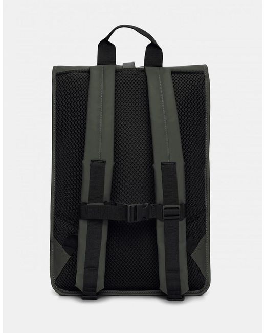 Rains Green Rolltop Rucksack Large