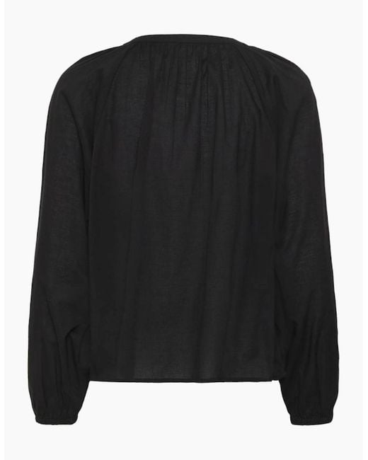 Cream Black Reno Blouse