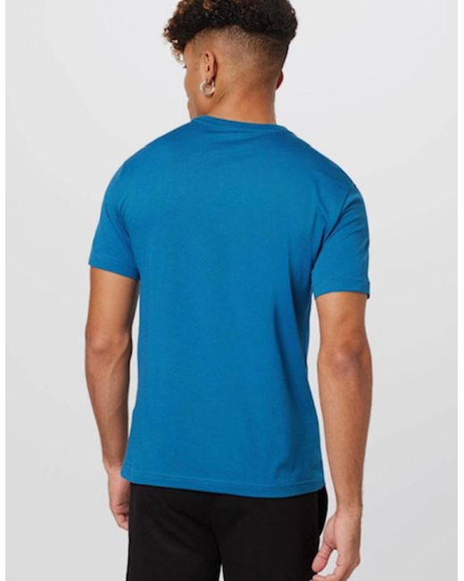 EA7 Blue Box Logo T Shirt for men