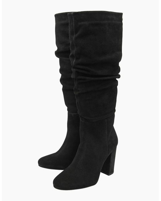 Ravel Black Osney Knee High Boots