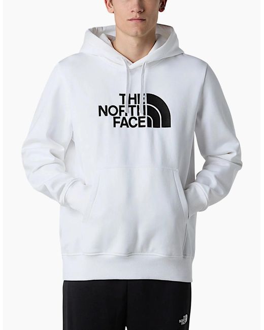 The North Face Gray Drew Peak Hoodie Casual Sweatshirts Overhead Pullover Hoody for men