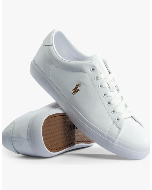 Polo Ralph Lauren White Longwood Trainers for men