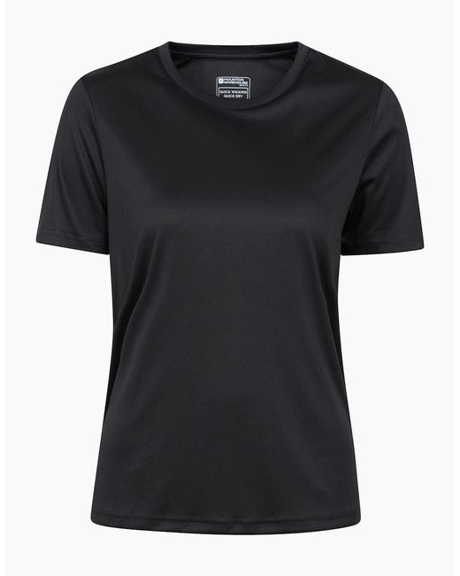Mountain Warehouse Black Ladies Swimming T-Shirt