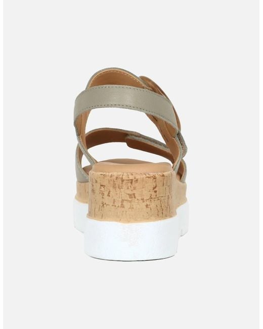 Lotus White Cammie Sandals