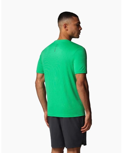 Castore Green Short Sleeve Polyester Activewear T-Shirts for men