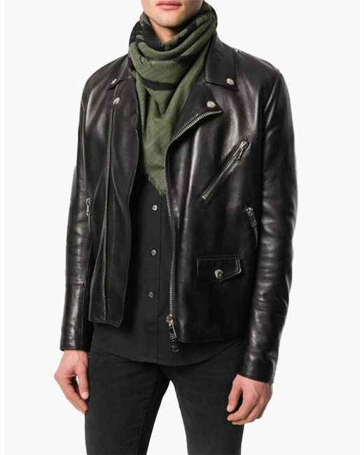 DIESEL Black Swillot A Scarf Winter Shawl Wrap Casual Gents Scarves Muffler for men