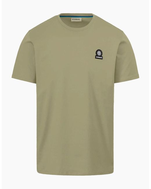 Sandbanks Green Badge Logo T-Shirt Army for men