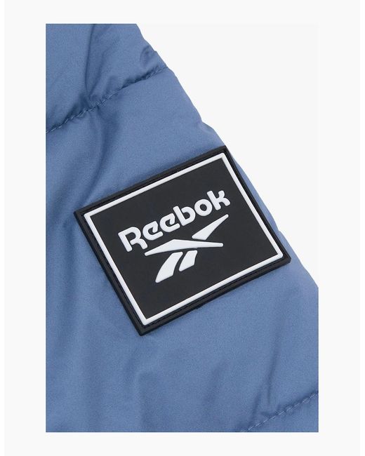 Reebok Blue Rb1567 Stretch Puffer Jacket for men