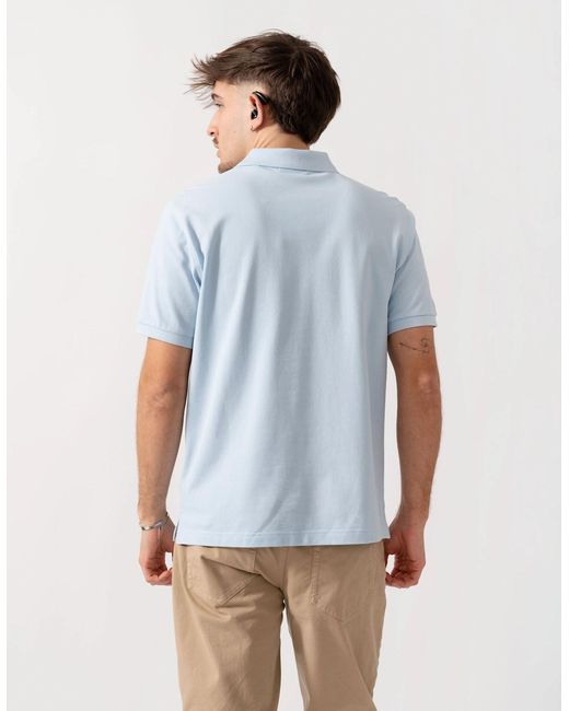 Gant Blue Regular Fit Short Sleeve Shield Logo Pique Polo for men