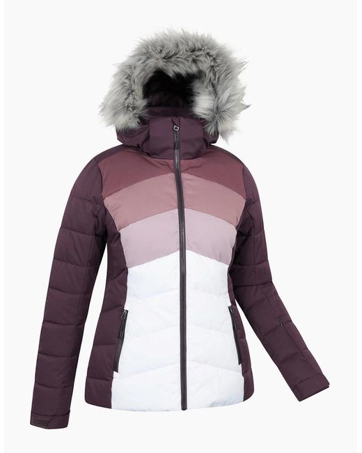 Mountain Warehouse Purple Ladies Cascade Padded Ski Jacket