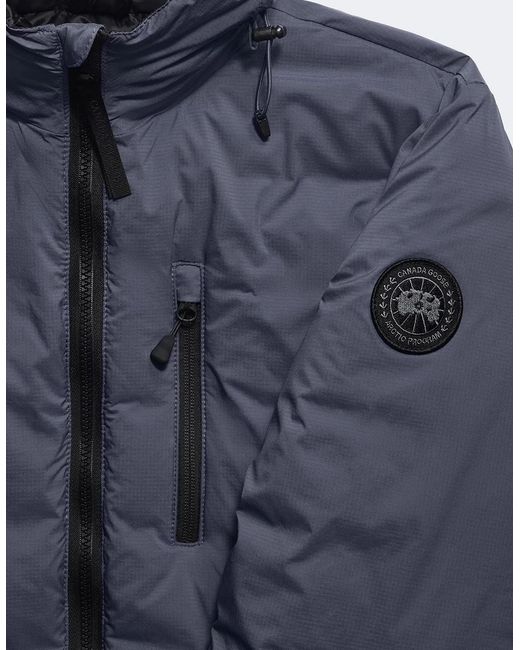 Canada Goose Blue Lodge Hooded Jacket Disc for men