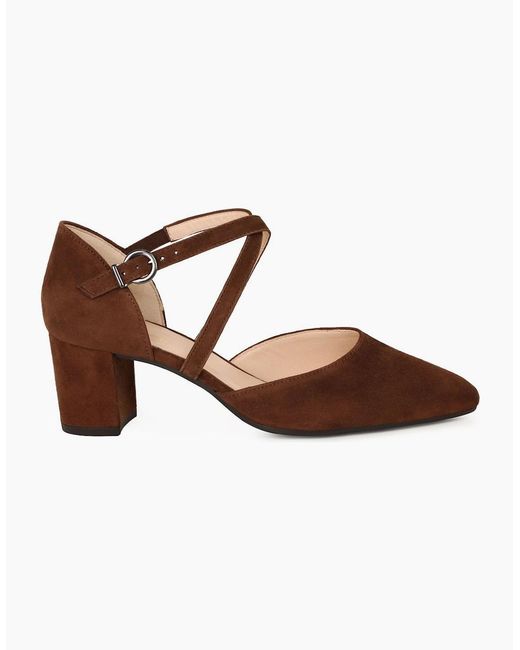 Gabor Brown Gisele Open Court Shoes
