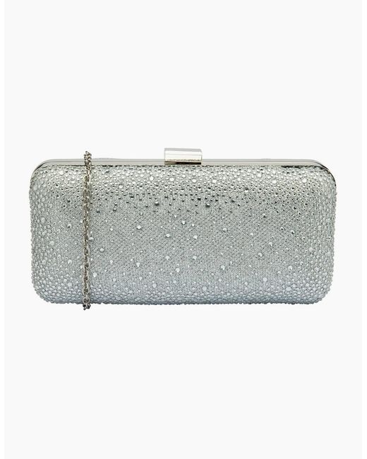 Lotus Gray Mirabel Clutch Bag