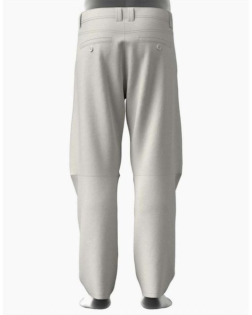 DIESEL Gray Arthur Trousers for men