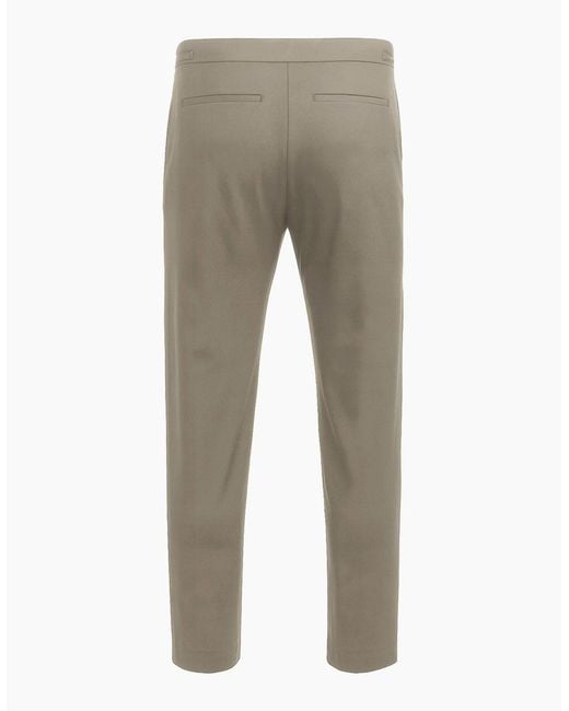 Luke 1977 Gray Bodmin Chino With Waist Adjuster Stone for men