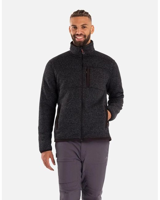 Trespass Black Bramall Fleece Jacket for men