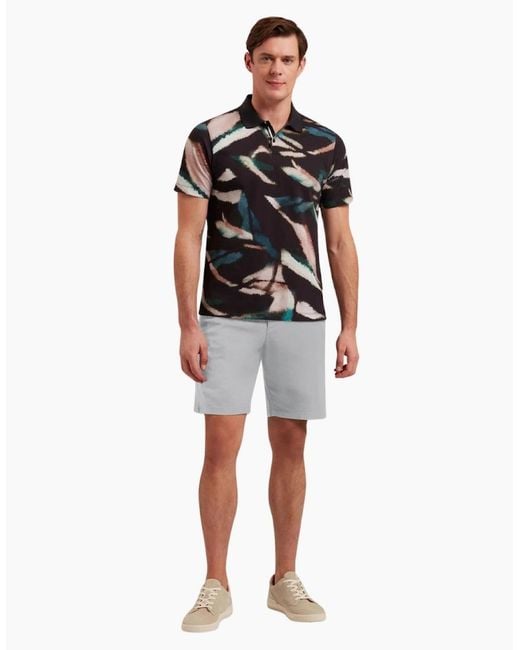 Ted Baker Gray Barnham Core Light Chino Shorts for men