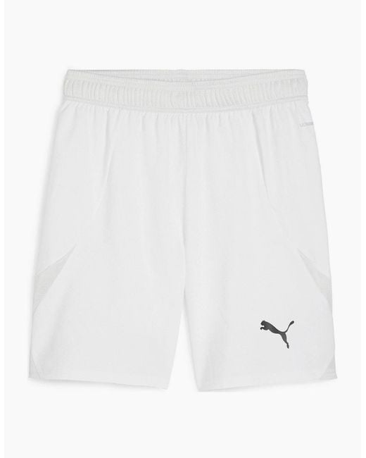 PUMA White Teamfinal Shorts Football Shorts for men