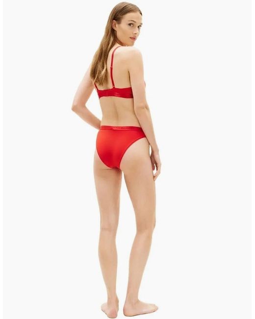 Tommy Hilfiger Red Repeat Logo Bikini Brief, Fireworks