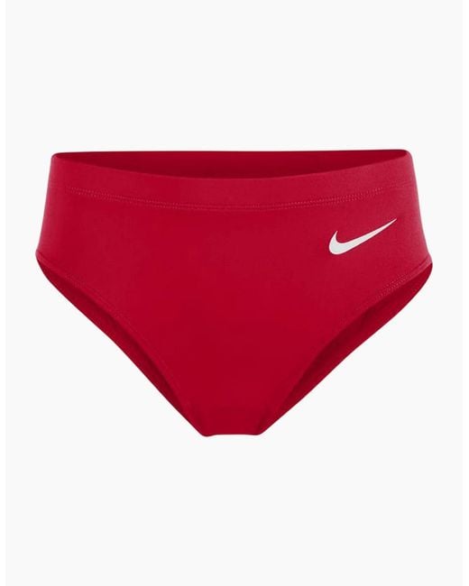 Nike Red Ladies Logo Knicker Shorts