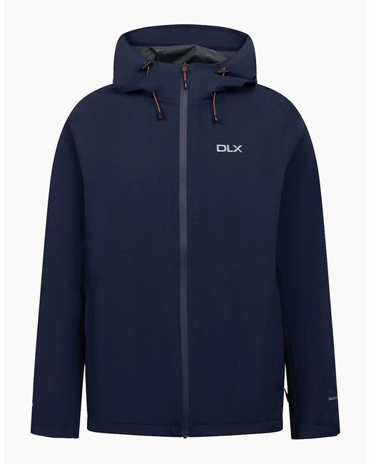 Trespass Blue Strathbeg Dlx Waterproof Jacket for men