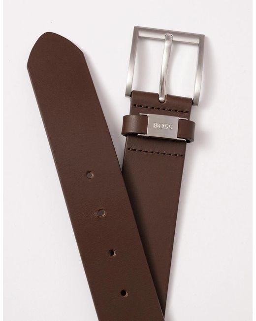 Boss Brown Boss Connio Leather Belt Nos for men