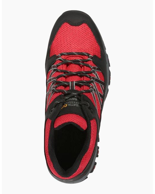Regatta Red Professional Safety Trainers for men