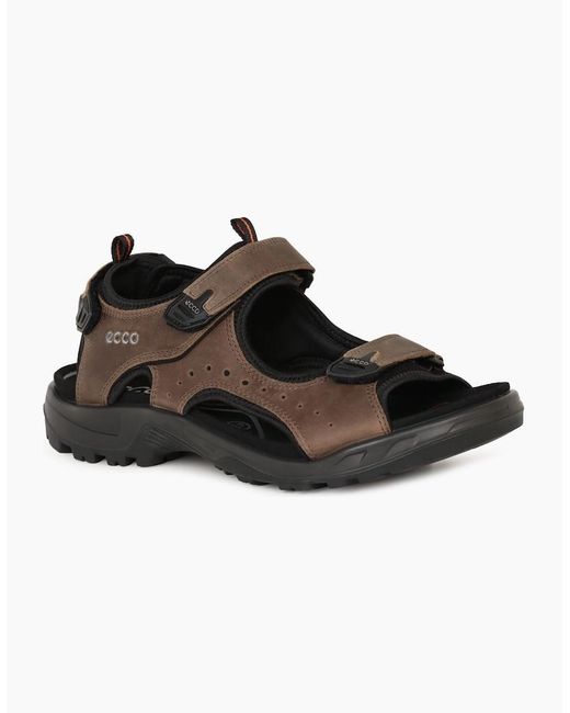Ecco Black Trail Casual Sandals for men