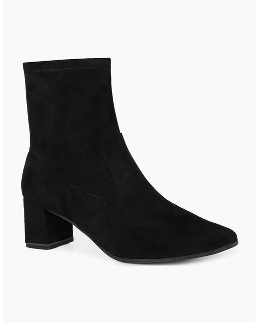 Caprice Black Carly Ankle Boots